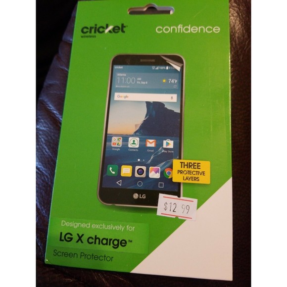 Full Cover Screen Protector LG X Charge NIB Cricket - Picture 1 of 5